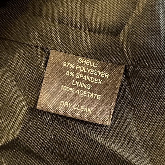 White House Black Market Cropped Jacket lined ruffle neck small - Picture 5 of 7